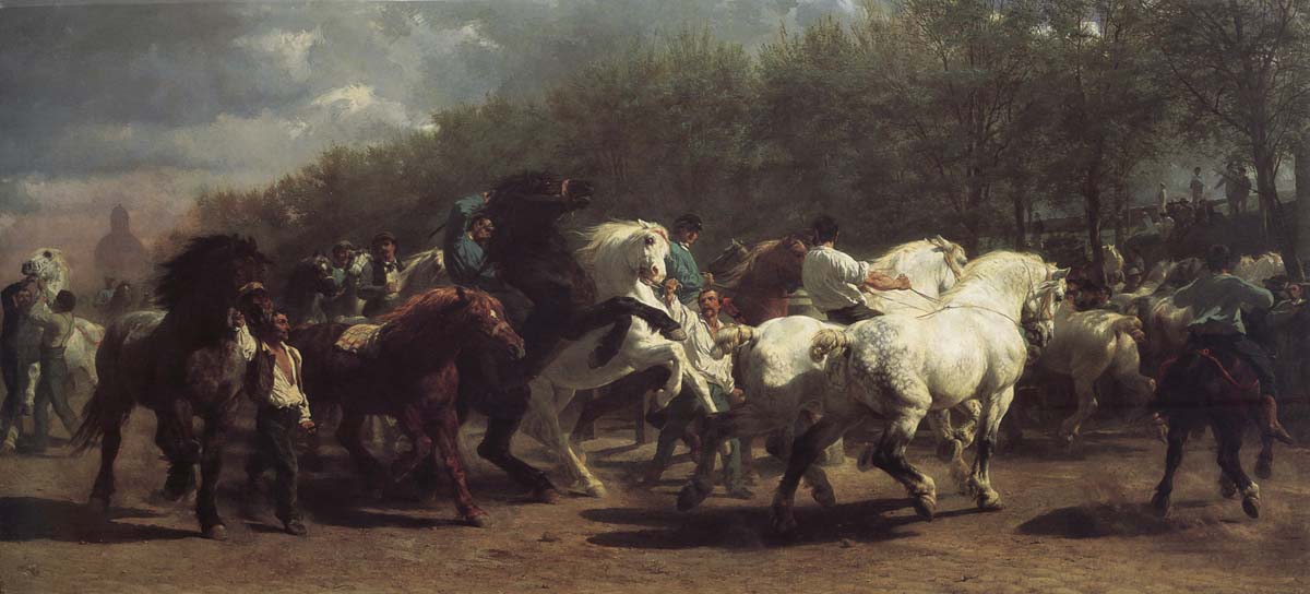 Rosa Bonheur The horse market